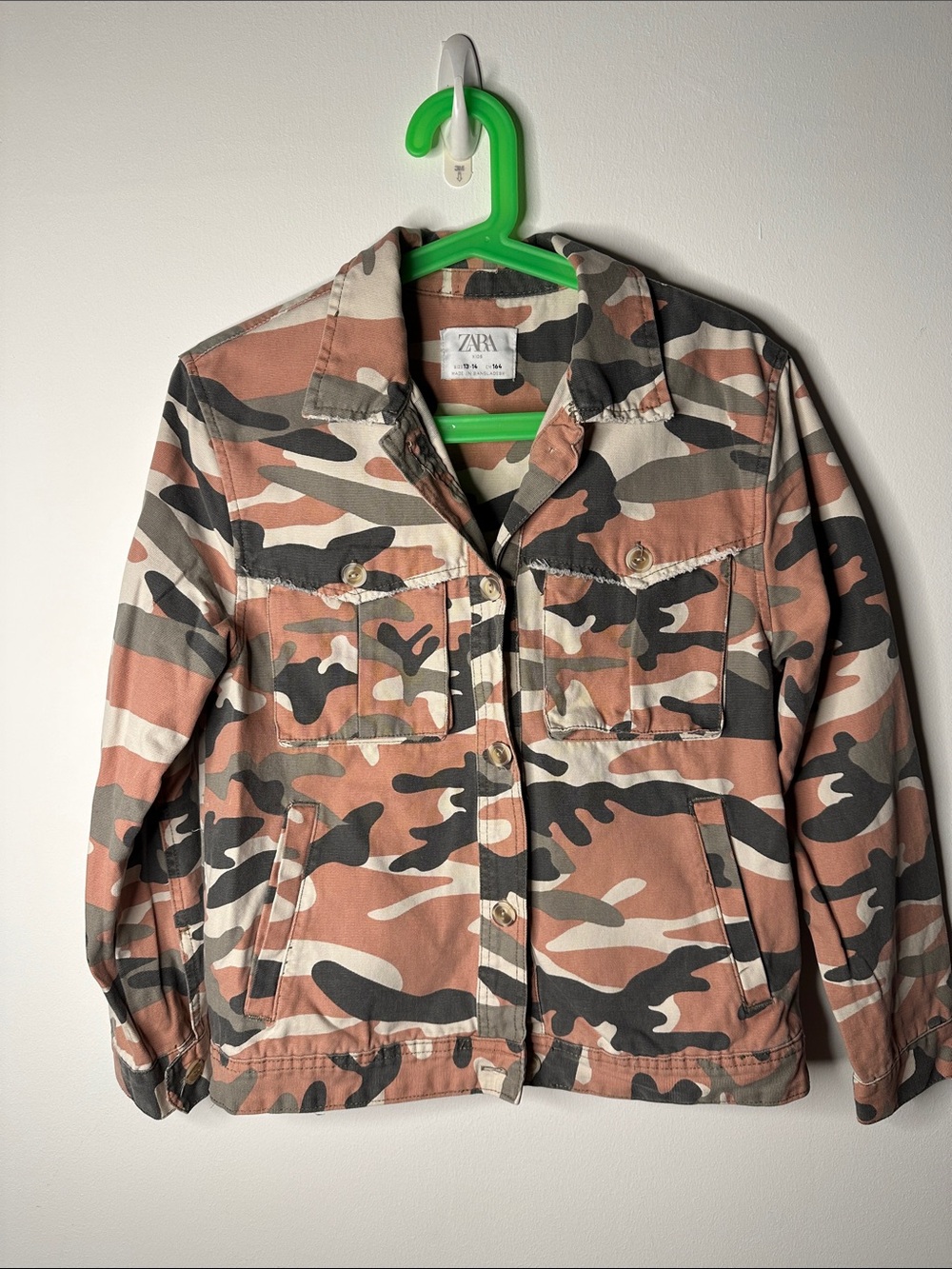 Zara Kids Camo Jacket